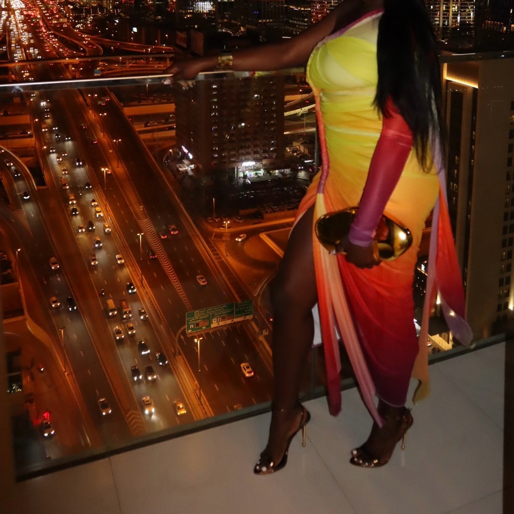 ANDREA IYAMAH Vibrant Multicolor Dress